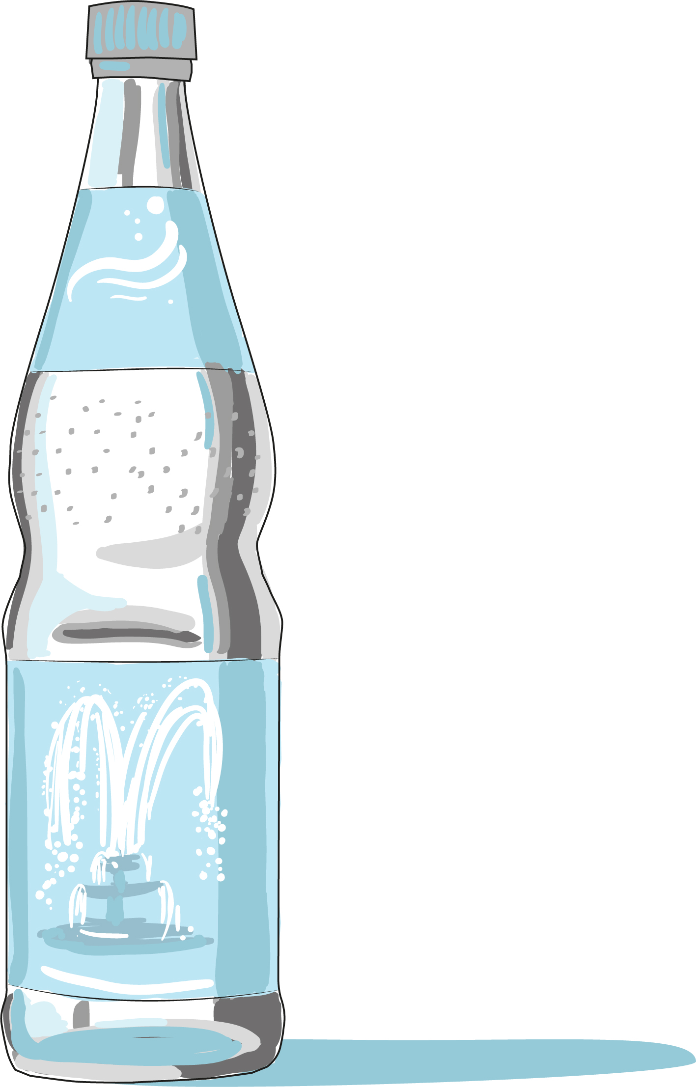 das Mineralwasser