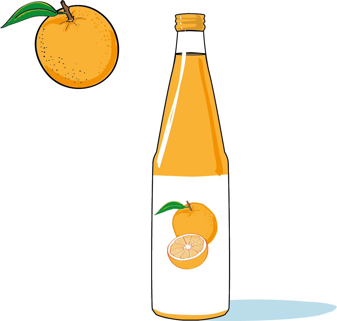 der Orangensaft