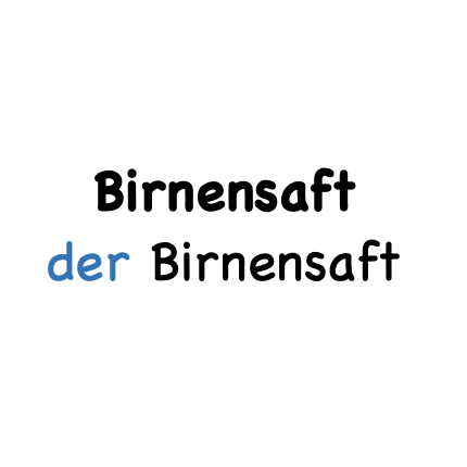 der Birnensaft