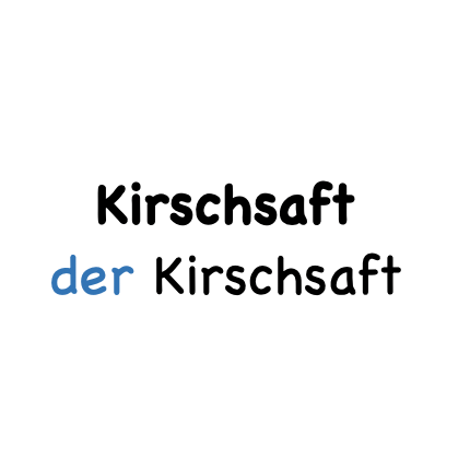 der Kirschsaft