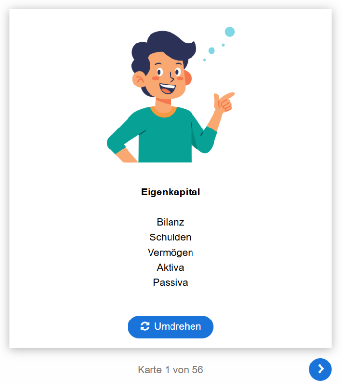 Beispiel Dialog Cards